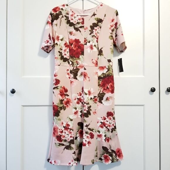 Enfocus studio flower print dress - Picture 1 of 7